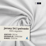JERSEY 24.1 PEINADO AMESUD ALGODON